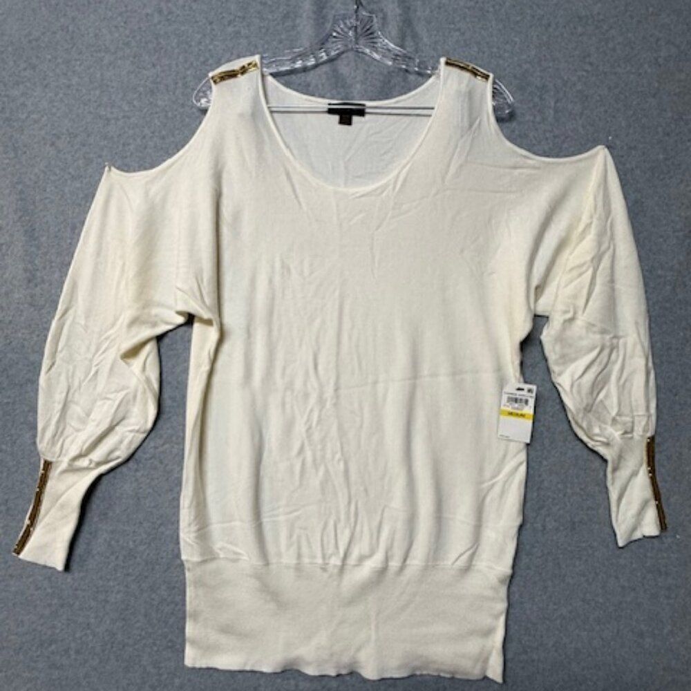 Thalia Sodi Cold Shoulder Blouse Size M